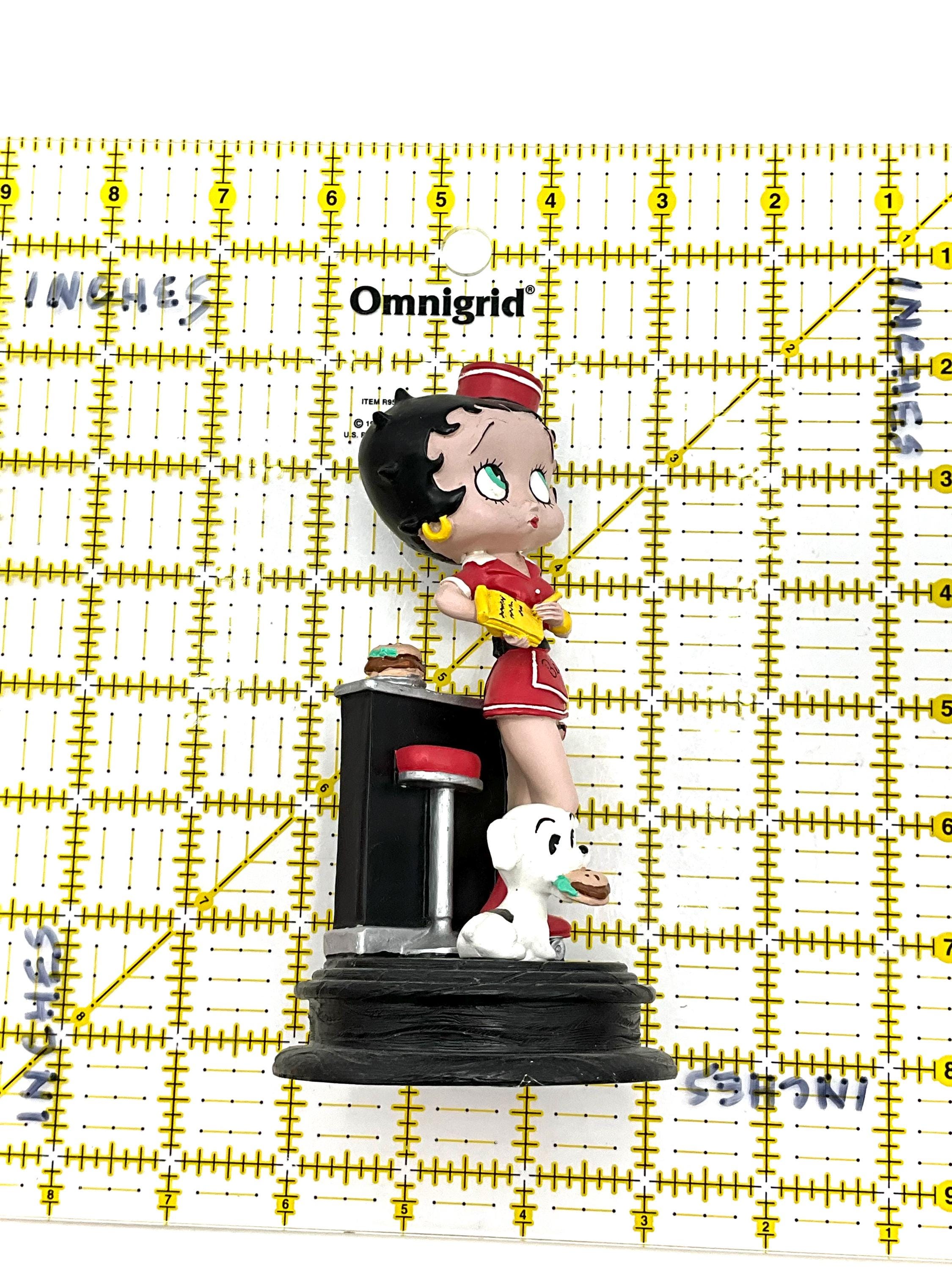 Gorgeous Collectible Betty Boop as Waitress, Figurine With Roller