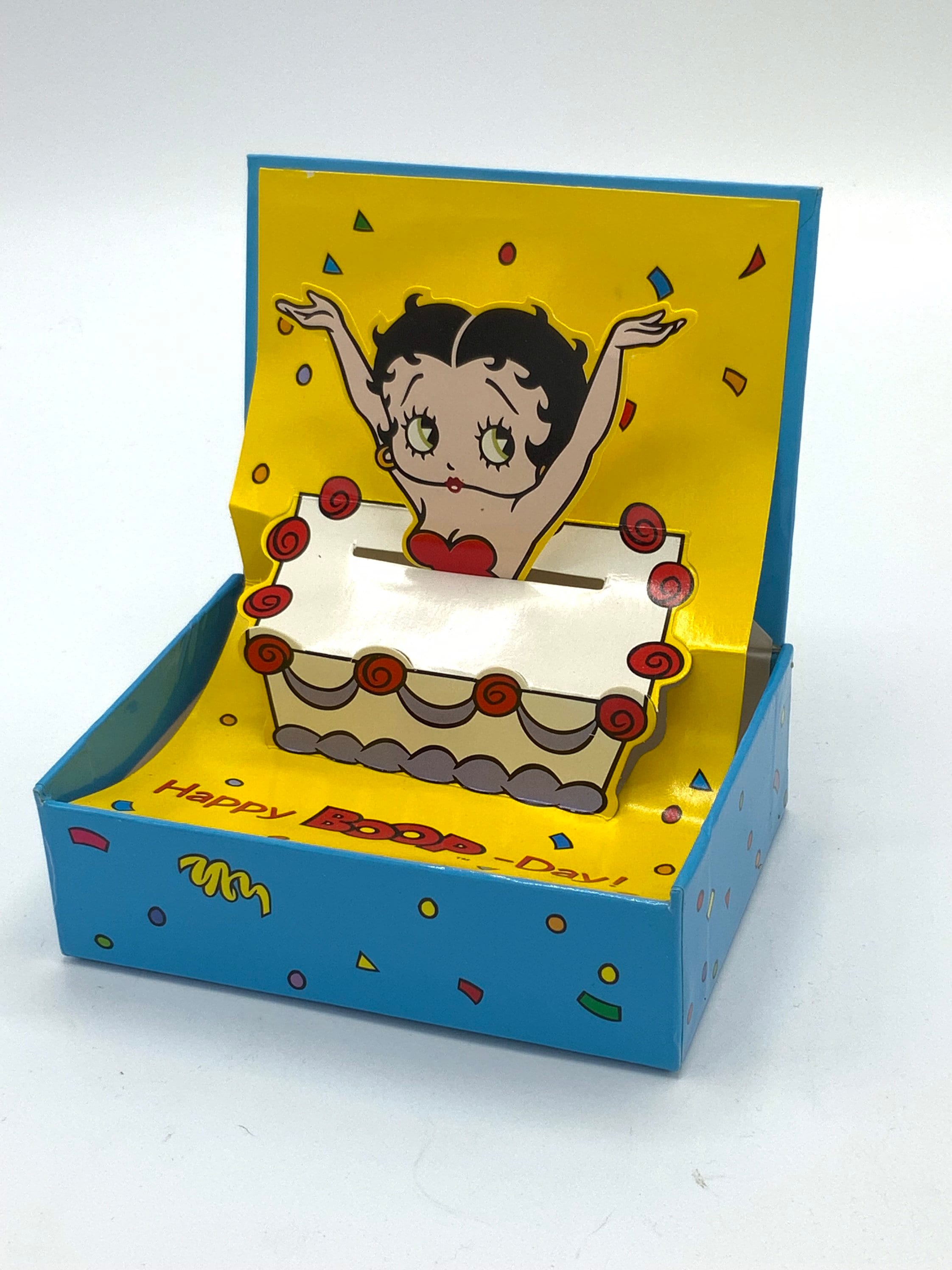 Magnifique Carte Danniversaire Betty Boop De Collection Et Etsy France