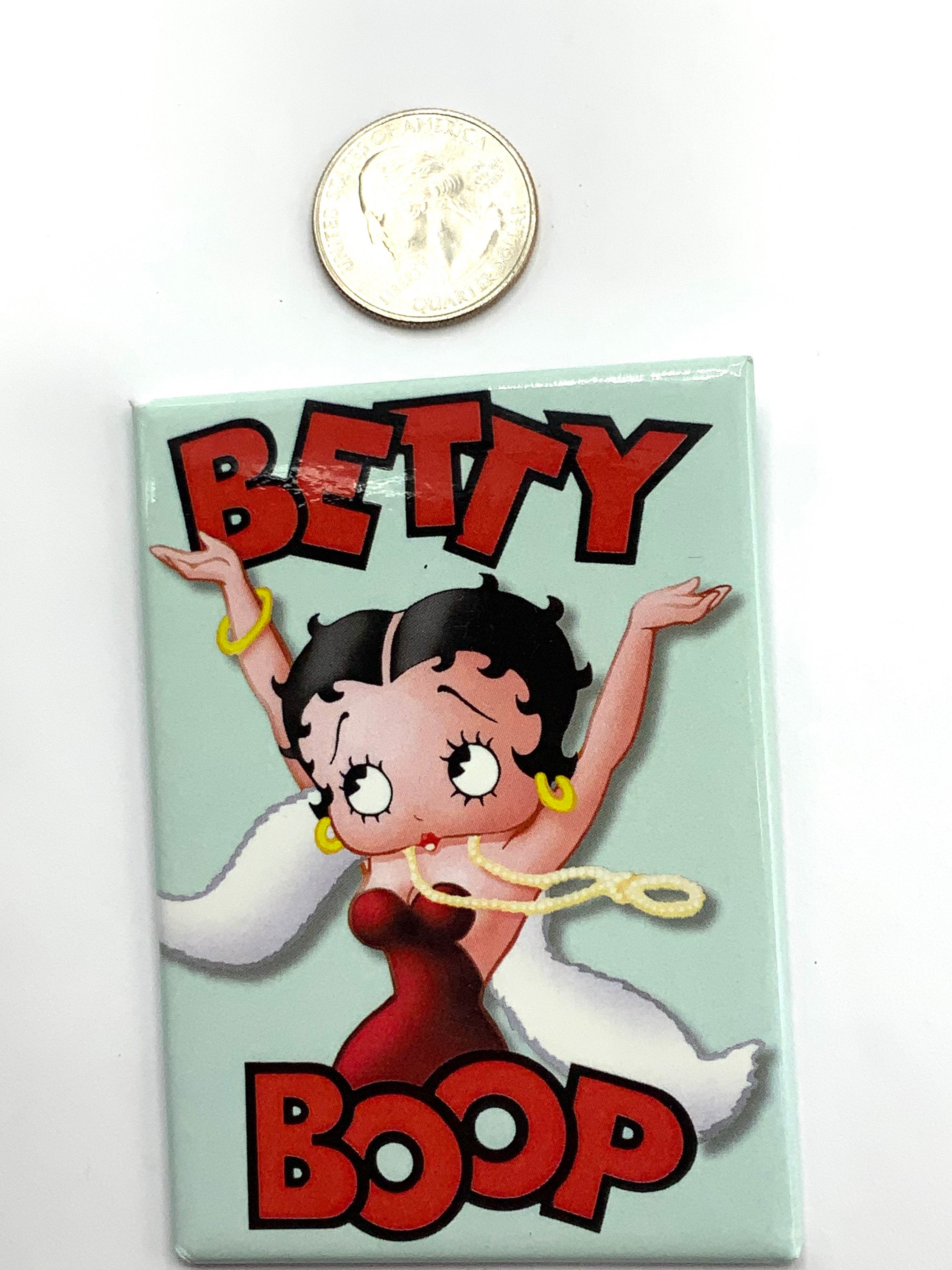 Gorgeous Collectible Betty Boop, Red Dress, Magnet. - Etsy