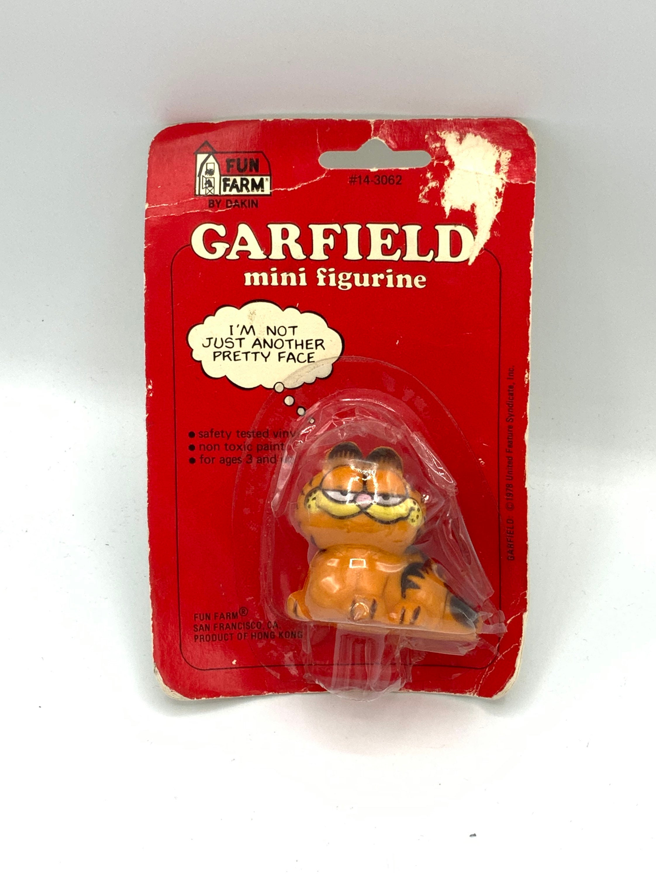 Vintage Garfield is Sitting, Cat, Orange, Figurine. - Etsy Hong Kong