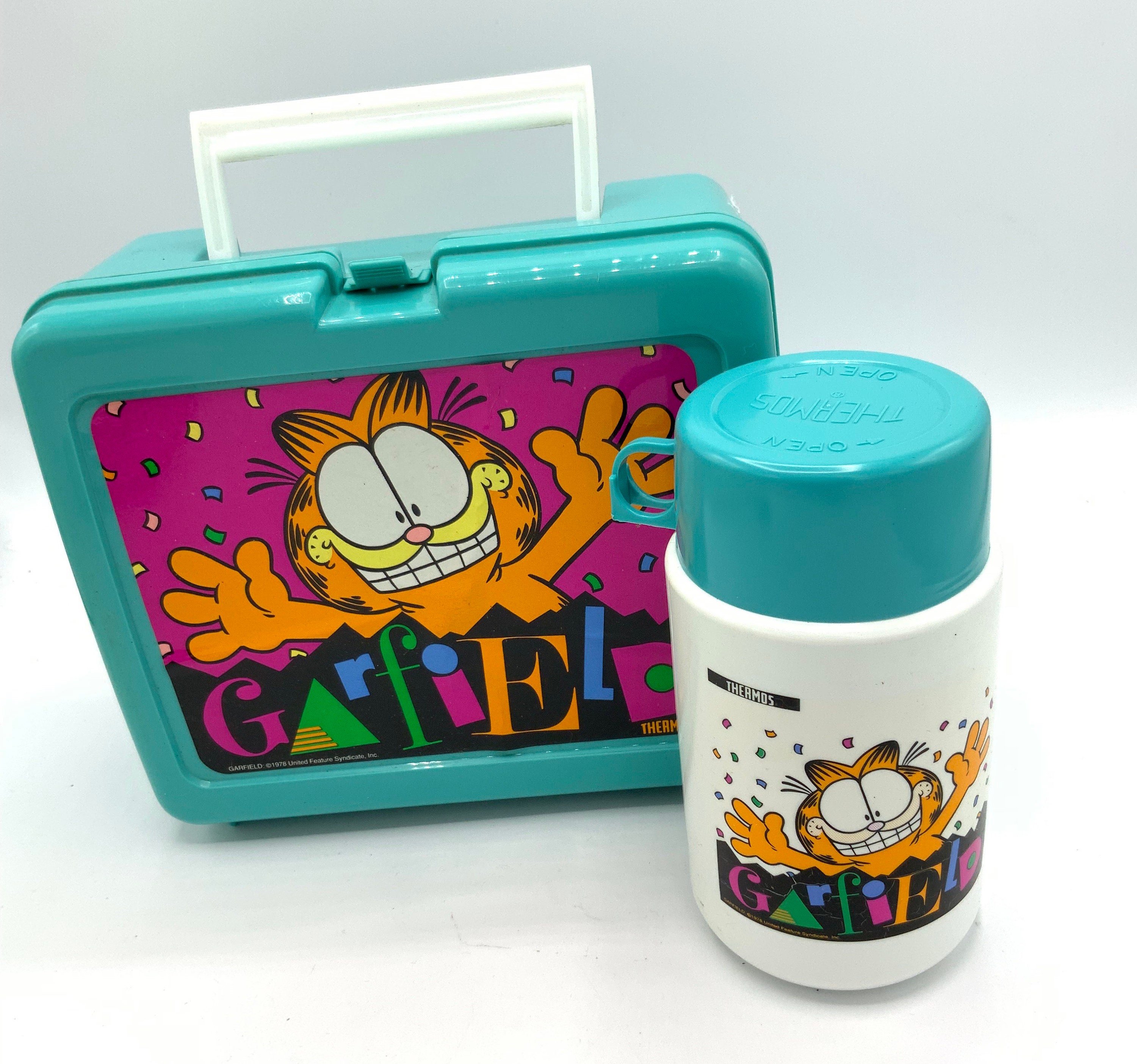 Gorgeous Collectible and Vintage Garfield Lunch Box With Thermos