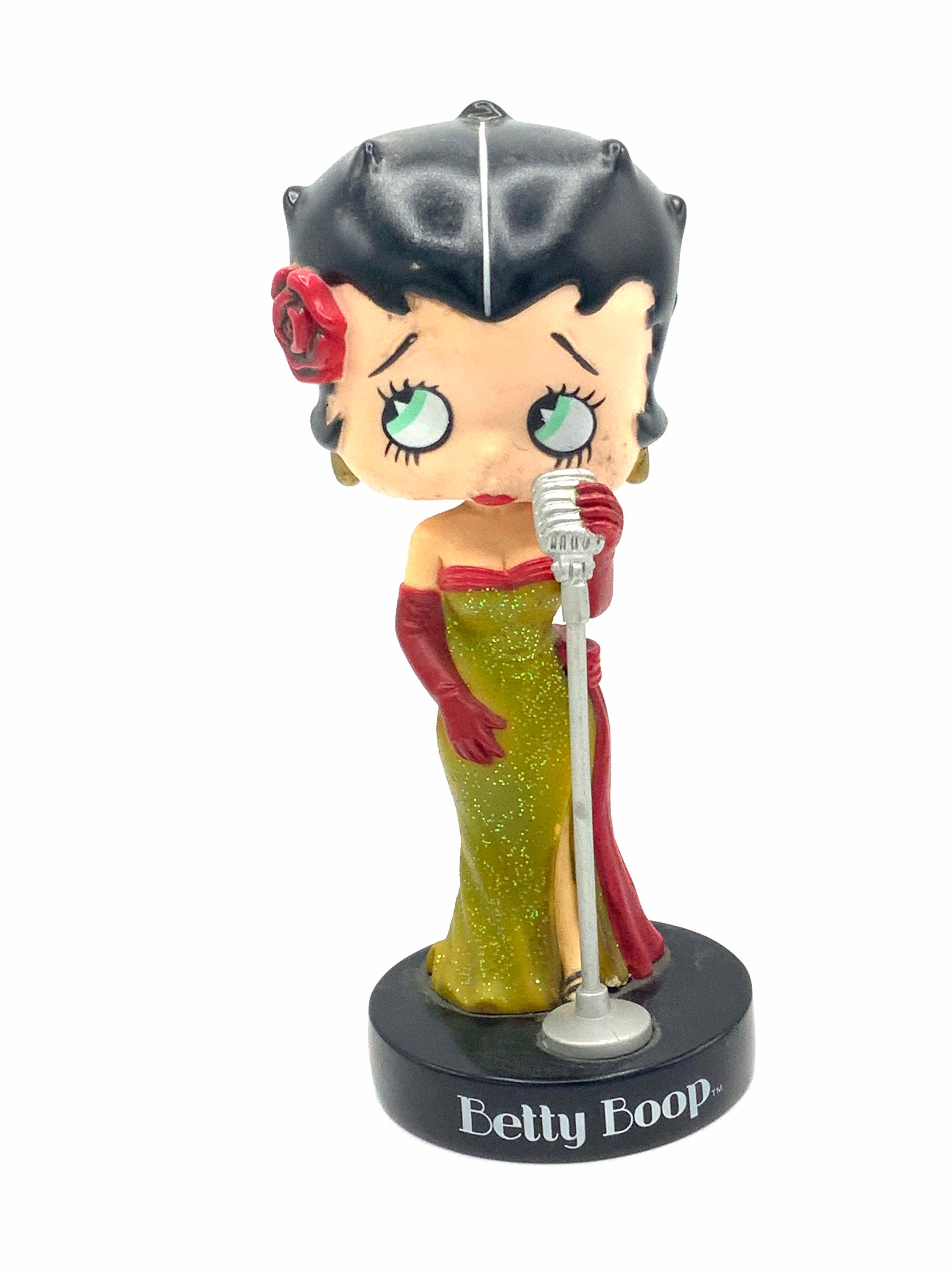 Gorgeous Collectible Betty Boop Bobble Head Singer, Sexy, 7 Inches