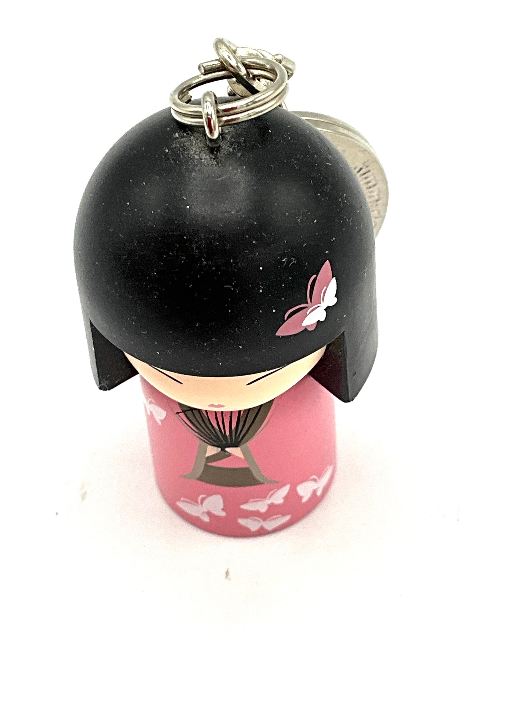 Gorgeous Collectible Asian Wood Doll Keychain. - Etsy