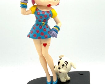 Gorgeous collectible and vintage Betty Boop figure “Betty sighs the blues” by Danbury Mint, Collector Figurine