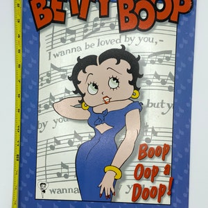 Gorgeous Collectible and Vintage Tin Sign Betty Boop, Metal, New York ...