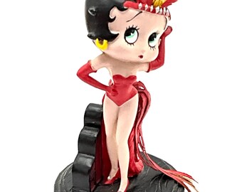 Gorgeous Collectible and Vintage Betty Boop Show Girl, Red Dress