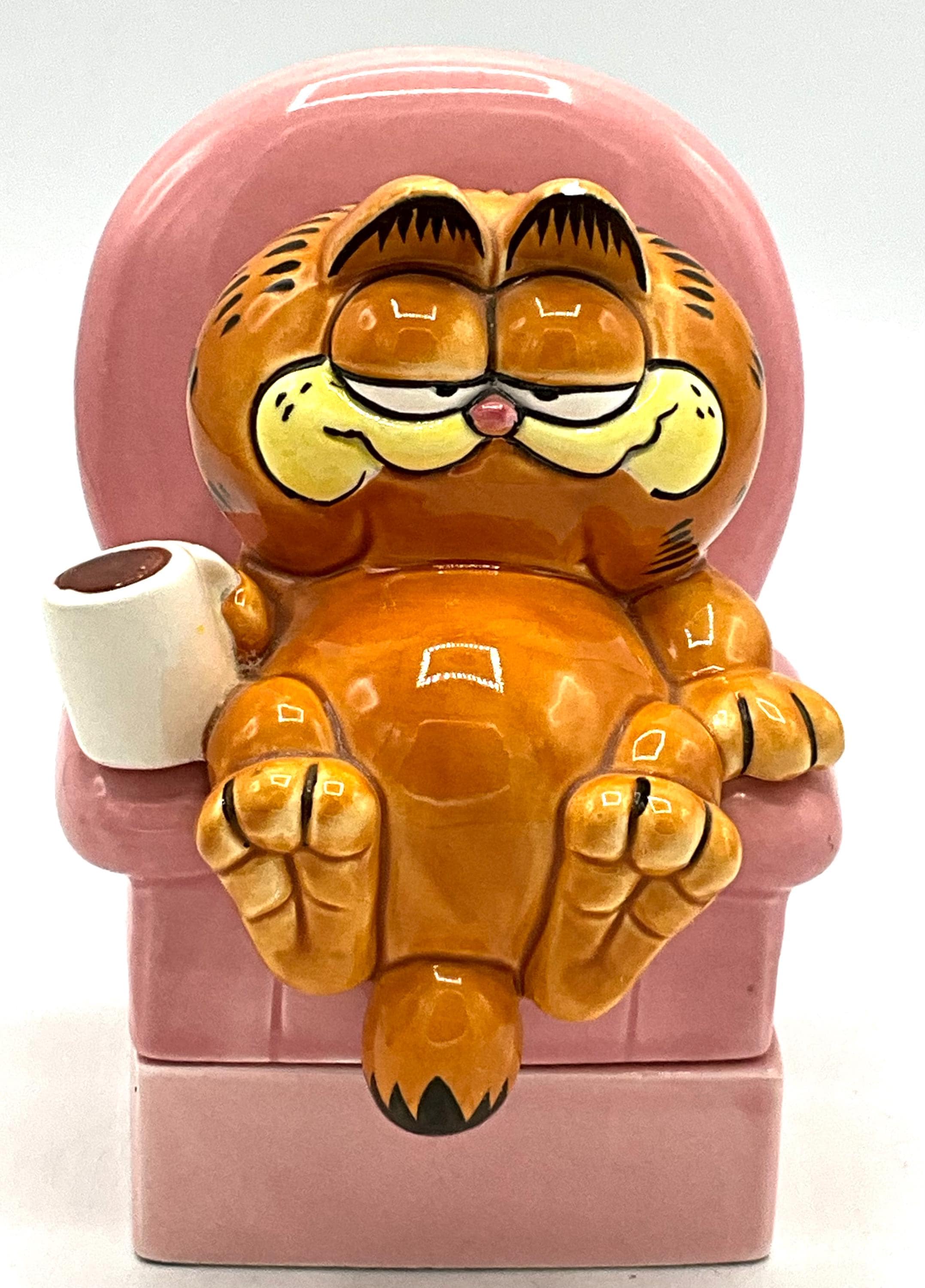 Gorgeous Collectible and Vintage Rare Ceramic Jewelry Garfield
