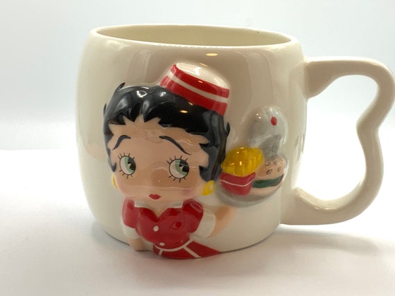 Gorgeous Vintage BETTY Boop Mug , Betty's Dinner, 3D. - Etsy
