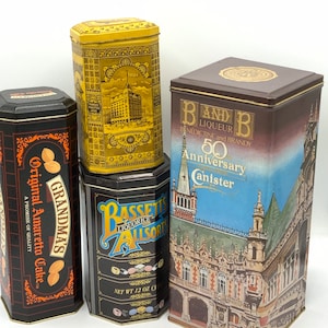 Gorgeous collectible and vintage, tin, love, metal.