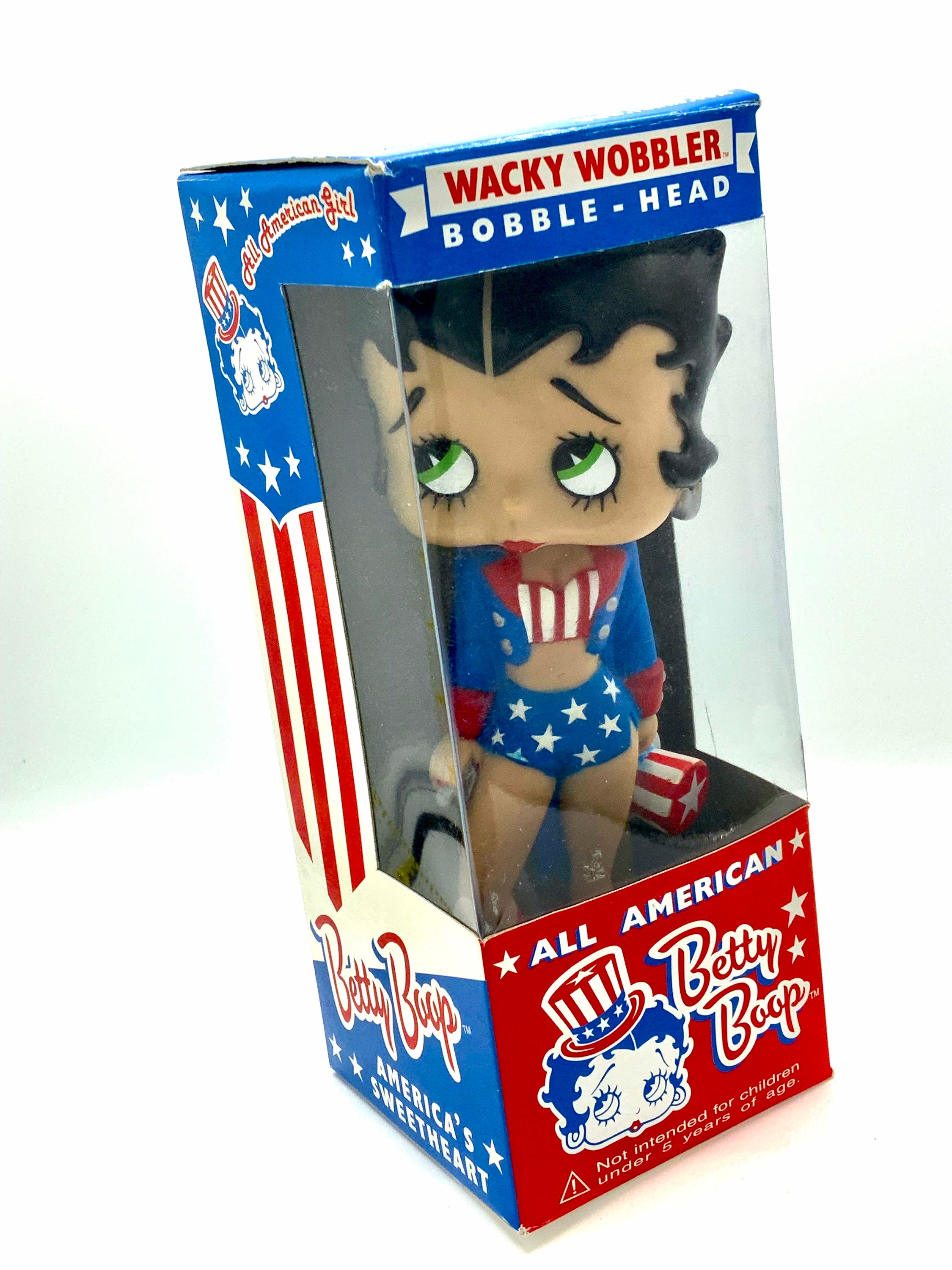 Gorgeous Collectible Betty Boop Bobble Head All American