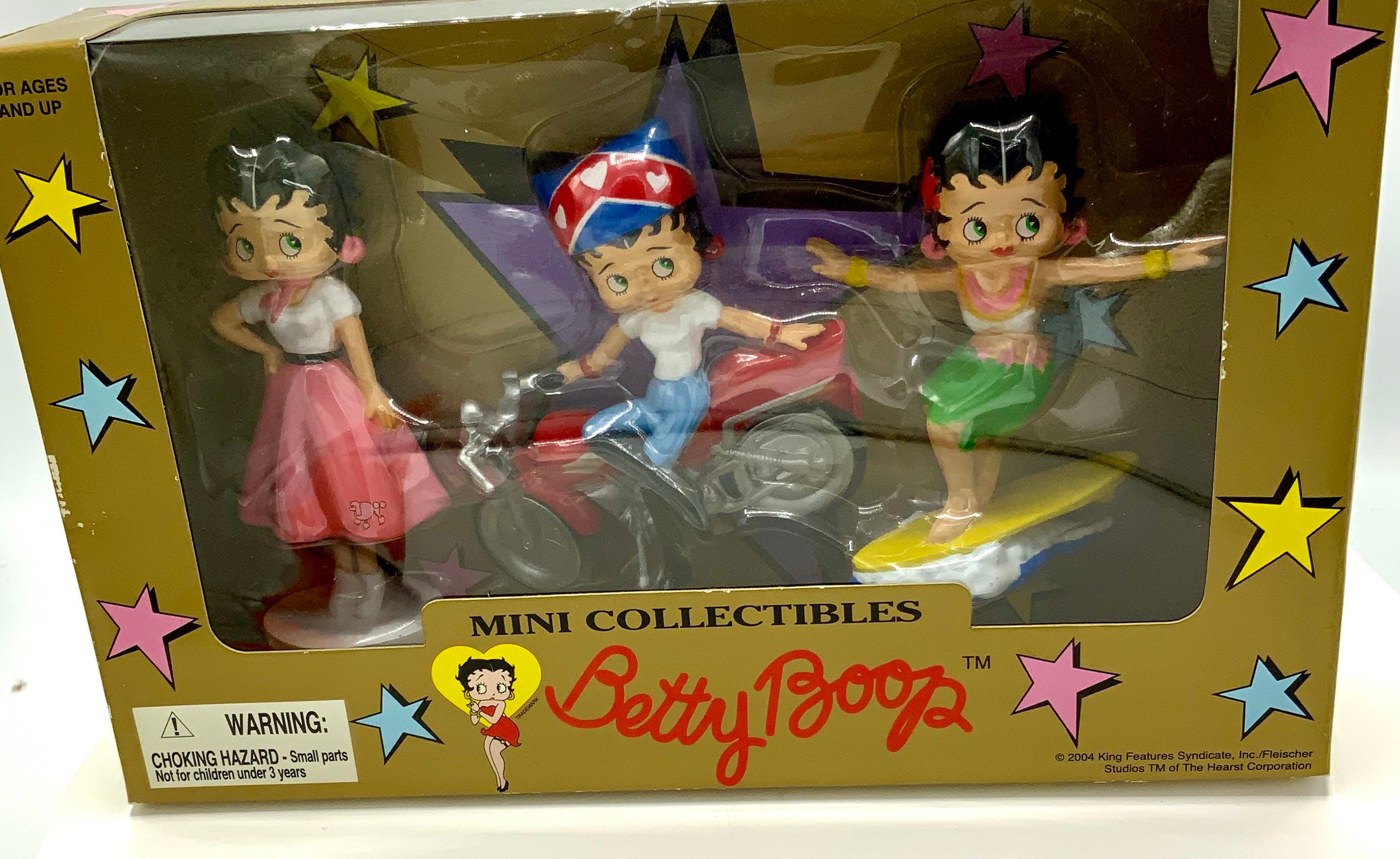 Collectible and Vintage Betty Boop Figurine Set of Etsy