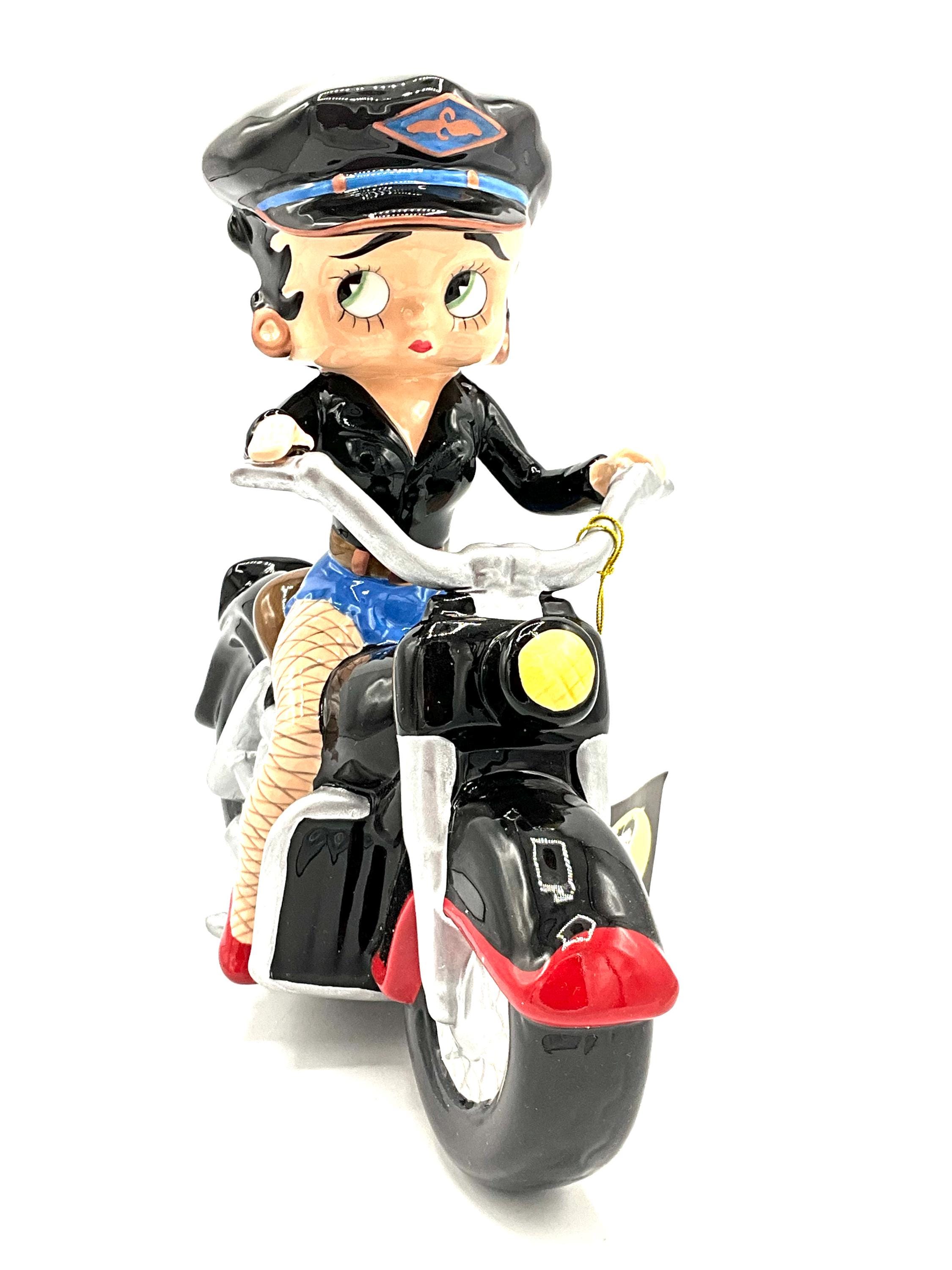 Betty Boop Motorcycle Figurine - Etsy