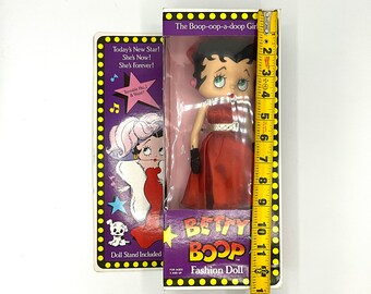 Gorgeous Collectible and Vintage Betty Boop Doll, Red Dress - Etsy