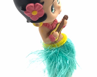 BETTY BOOP ボビングヘッド Hula Boop ハワイアン Danbury Mint Betty Boop Hawaiian Holiday Figurine 7 inches