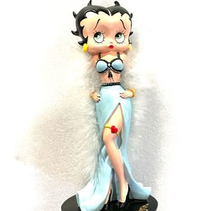 betty boop blue dress Eliza Striped Maxi Dress – Teal Poppy main image 0