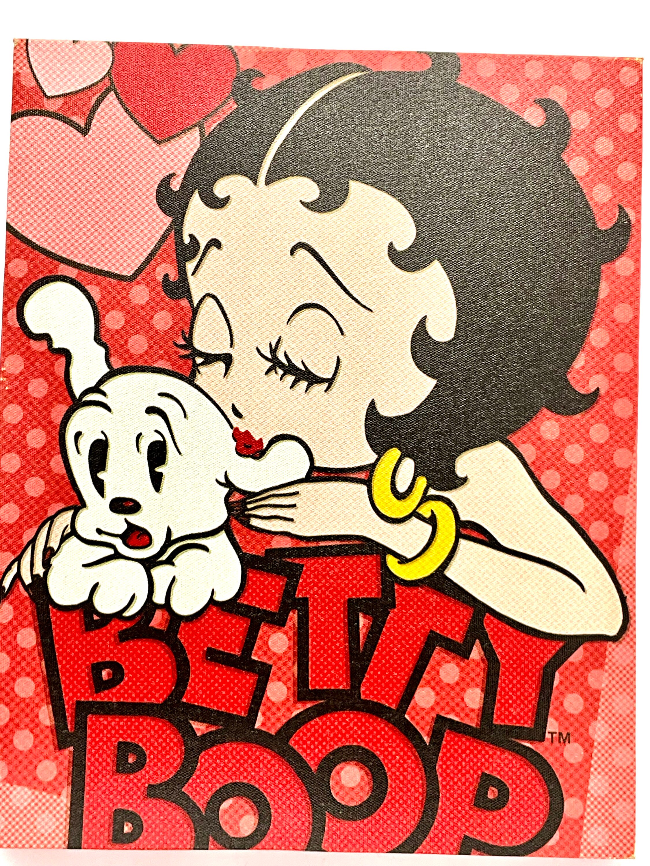 Gorgeous collectible and Vintage Betty Boop framed poster, Pudgy