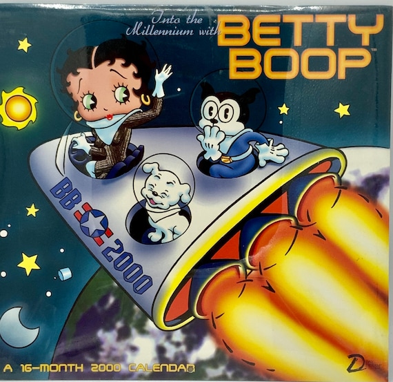 Gorgeous Collectible Betty Boop Calendar 2000, Sealed, Never