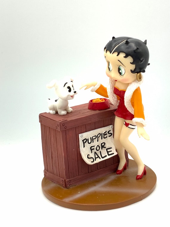 Gorgeous Collectible and Vintage Betty Boop Music Box, Tune “puppy