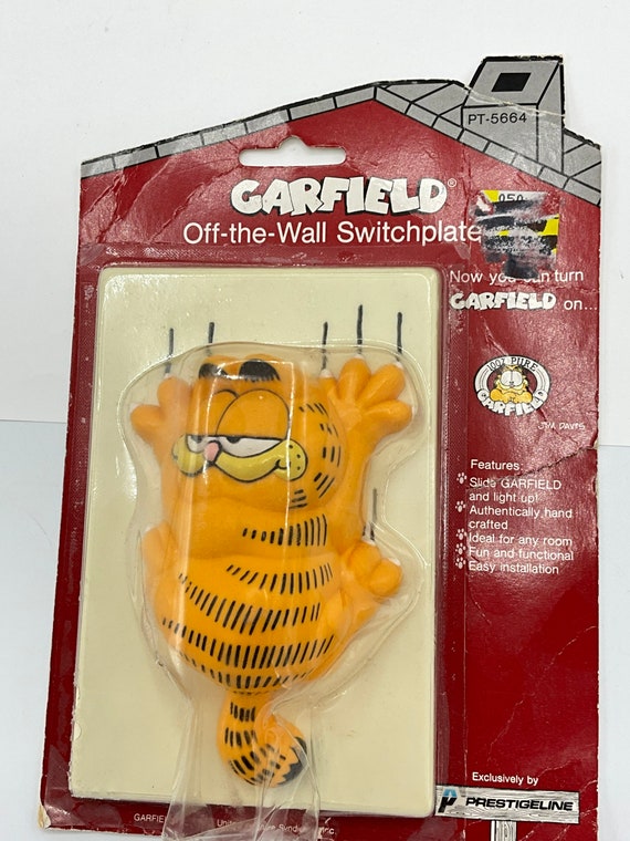 Gorgeous collectible and vintage rare light switch Garfield