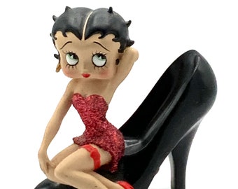 Gorgeous collectible Betty Boop. Red, sexy,  shoes,  black heel.