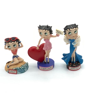 Betty Boop Calendar Figurines - Etsy