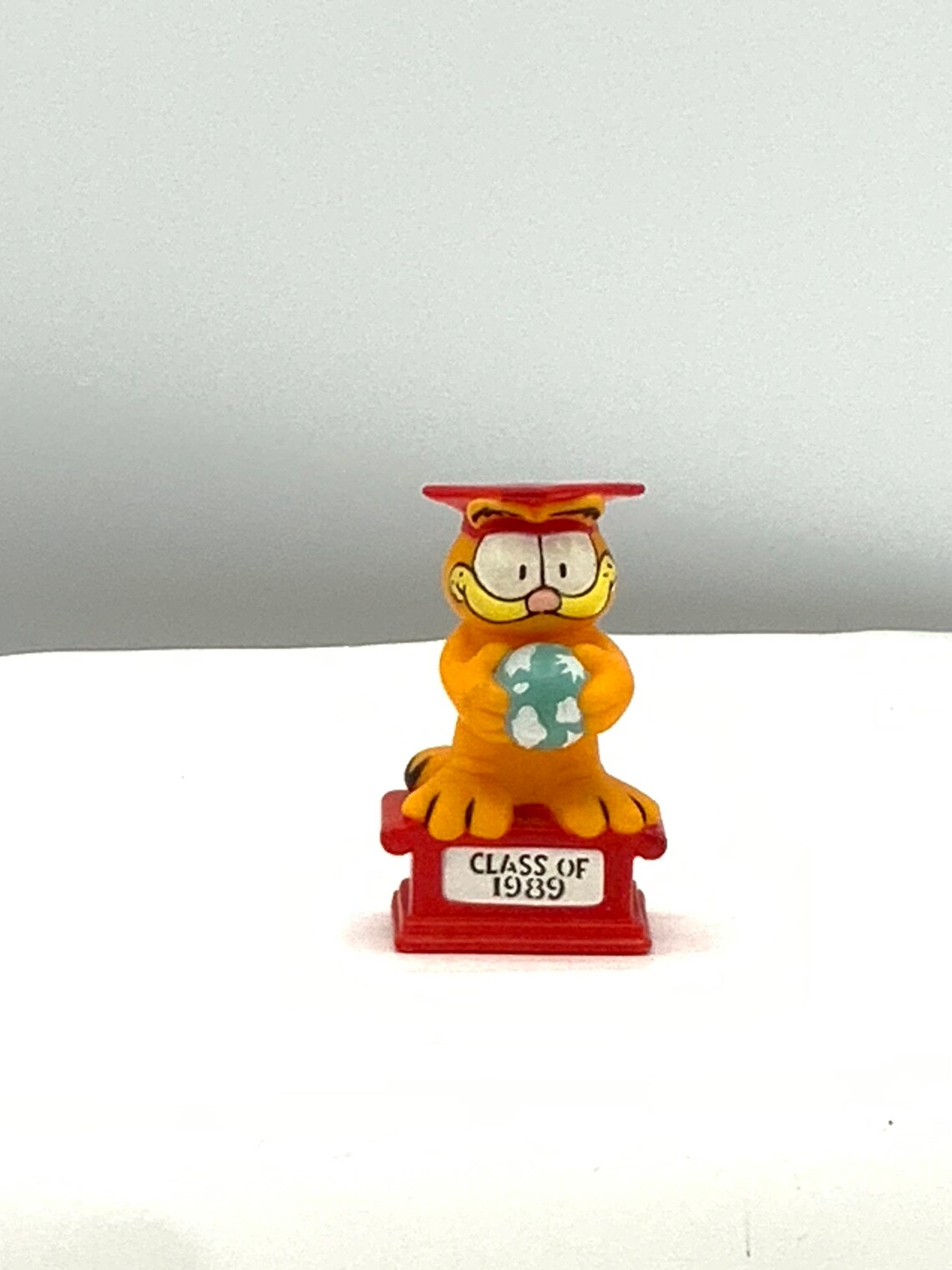 Gorgeous Vintage Garfield Class of 1989, Cat, Orange, Figurine, Toy. - Etsy