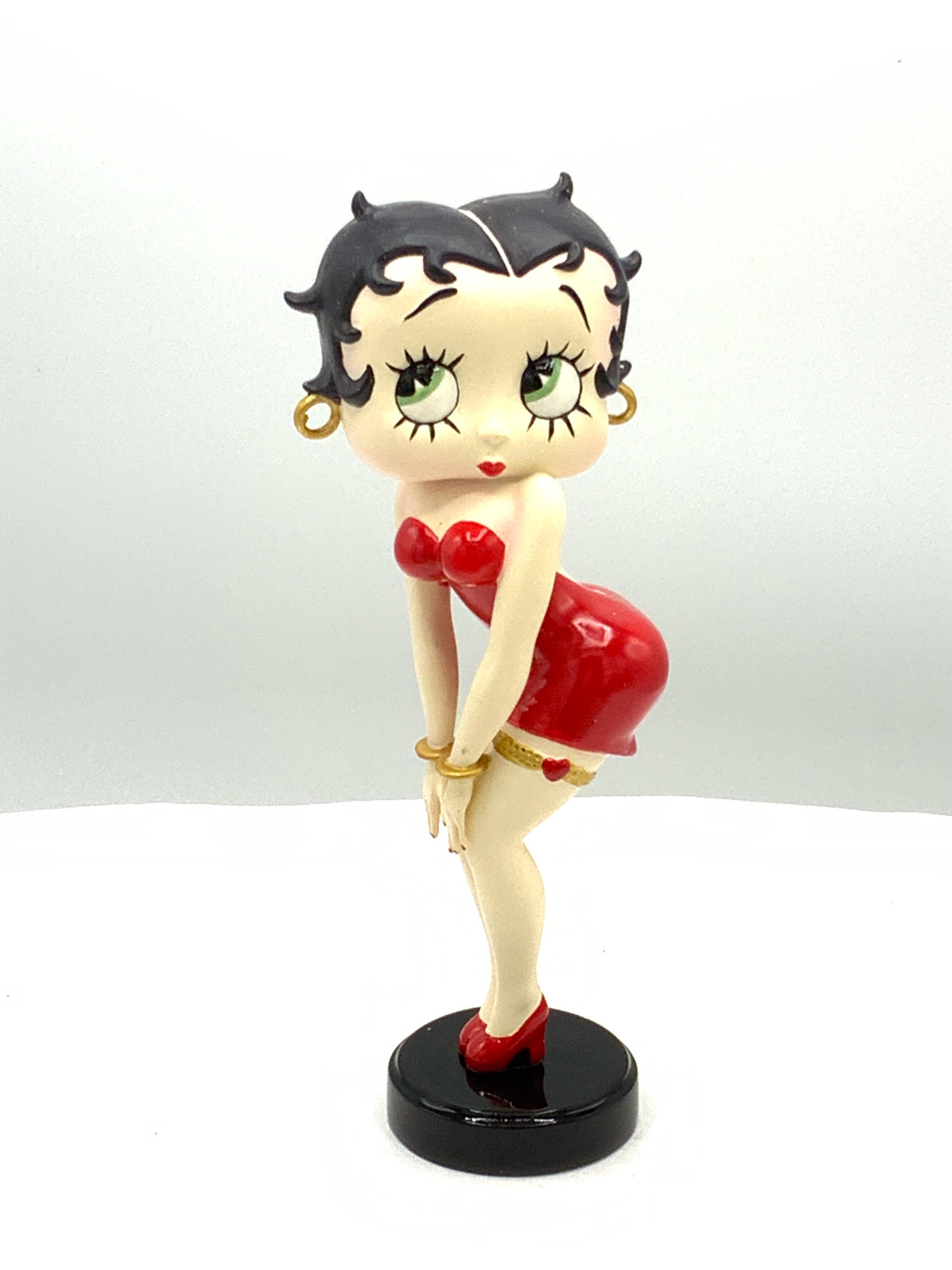 Gorgeous Collectible Betty Boop Figurine, With Red Dress