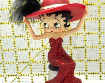 Gorgeous Collectible and Vintage Betty Boop is Sitting Figurine