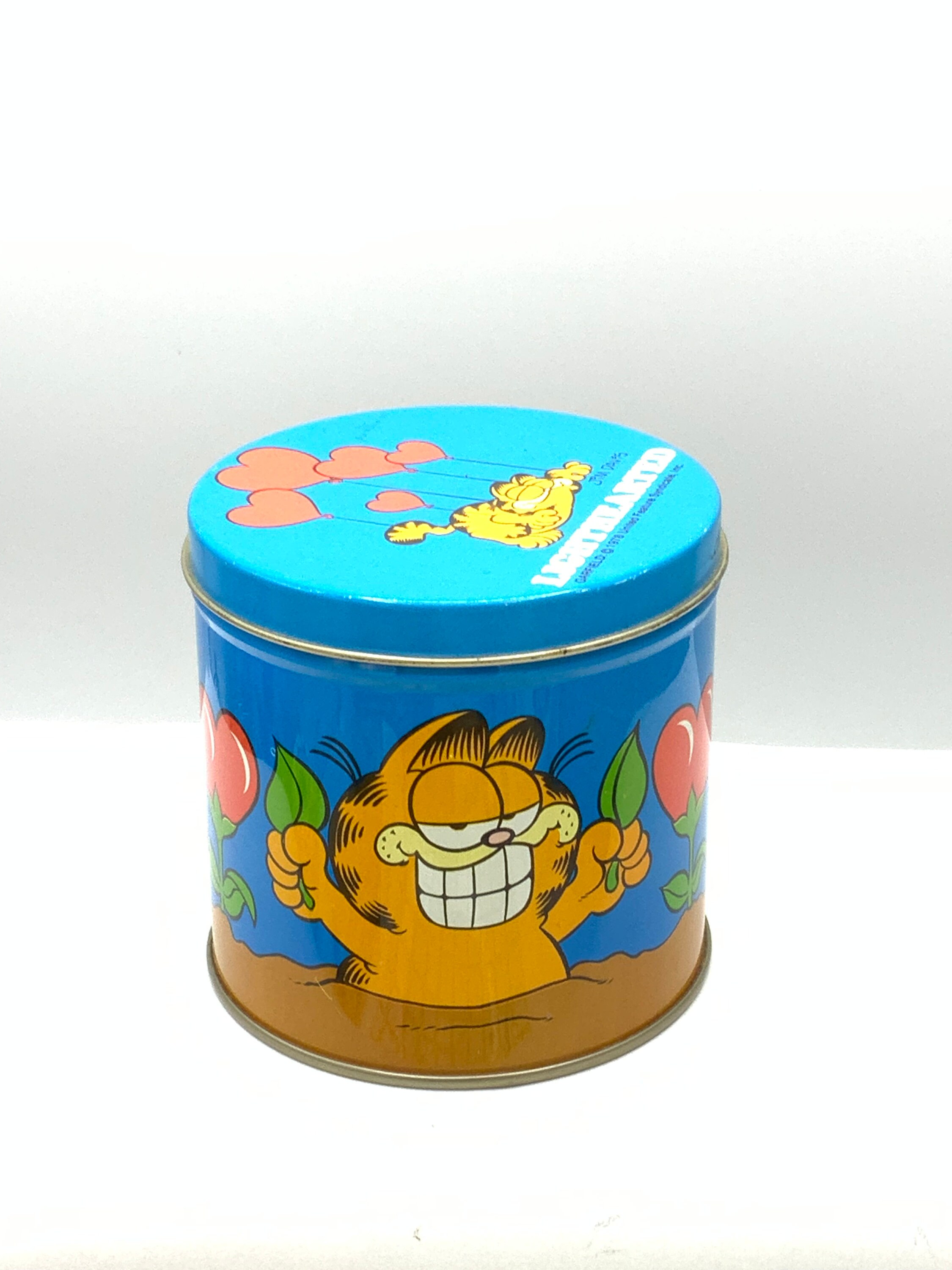 Gorgeous Collectible and Vintage Garfield Tin Box,, Metal. - Etsy