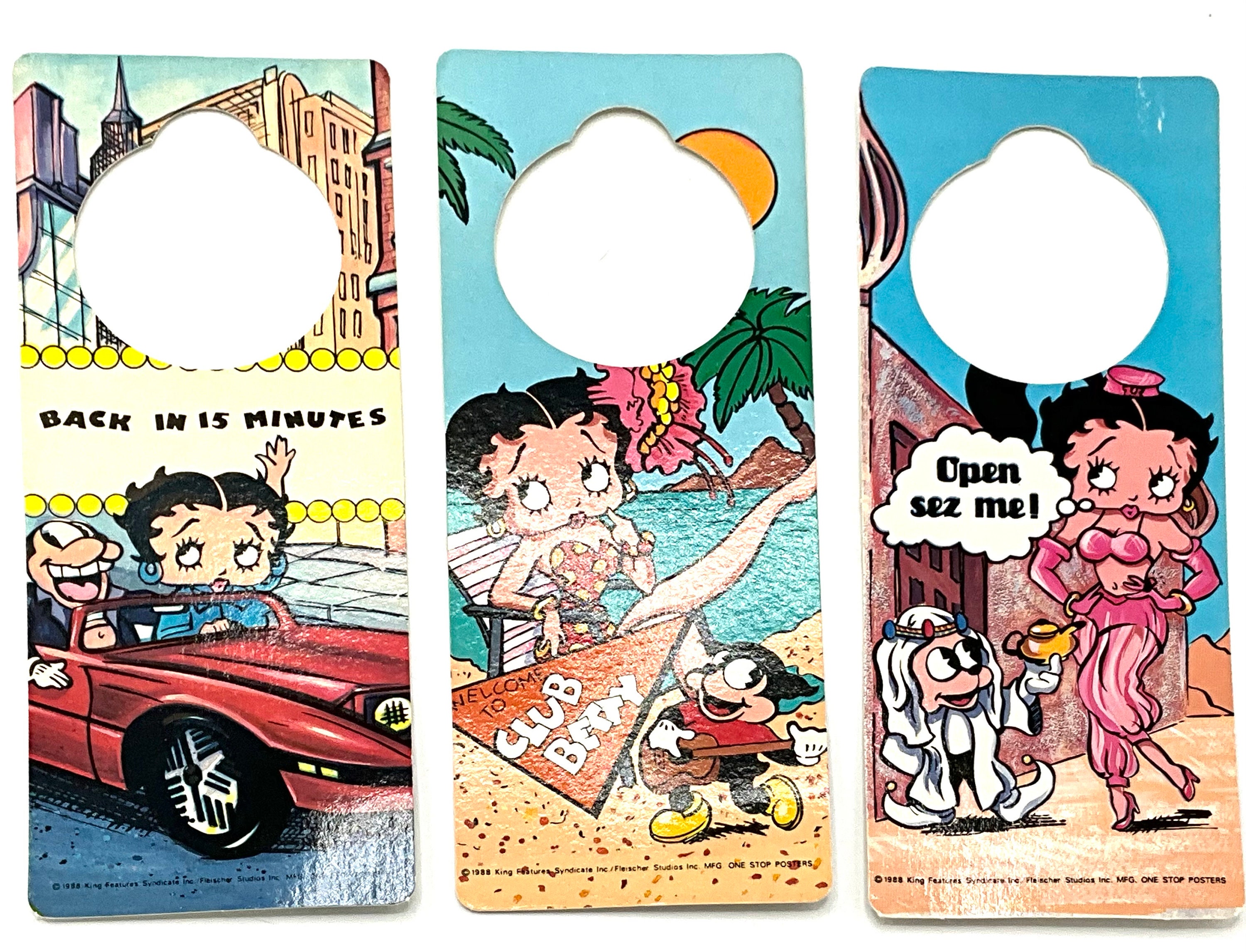 Gorgeous Collectible and Vintage Betty Boop Do Not Disturb Door