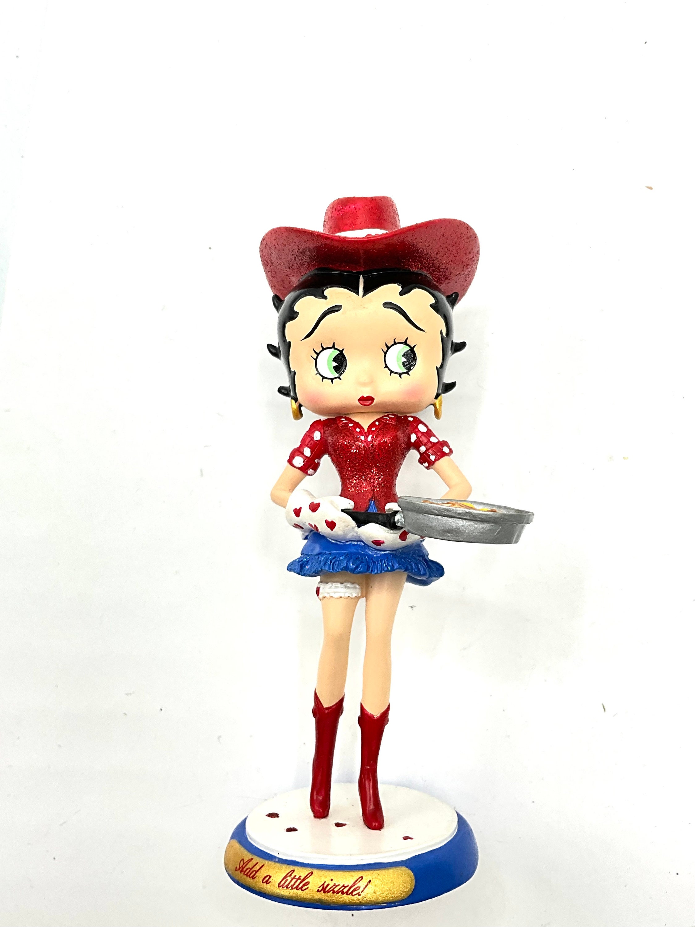 Gorgeous Collectible and Vintage Betty Boop Figurine, Cowgirl