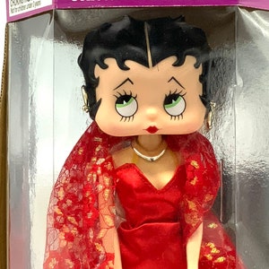 Gorgeous Collectible Vintage Betty Boop Doll Fashion Doll, Red