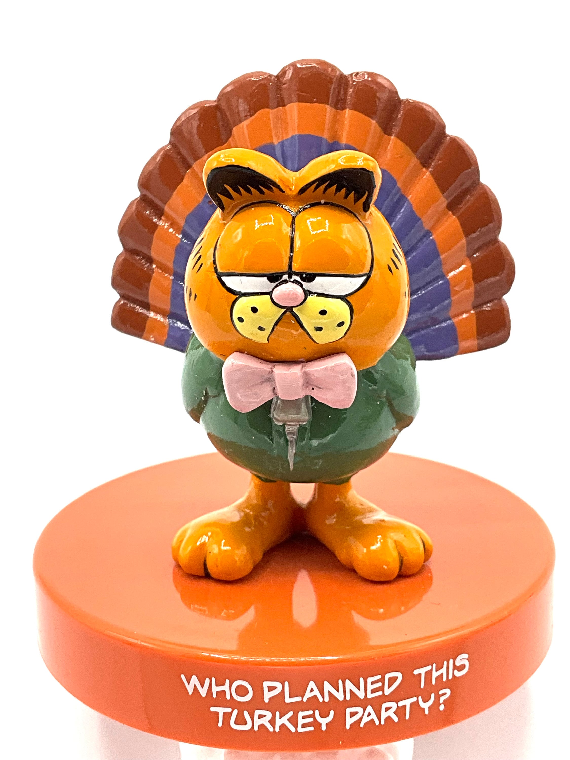 Gorgeous Collectible and Vintage Garfield Who Planned This Turkey