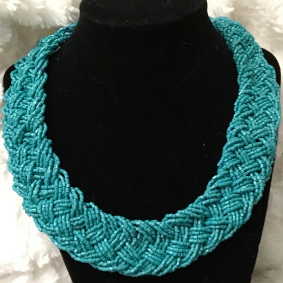 Braided necklace bead - image 3