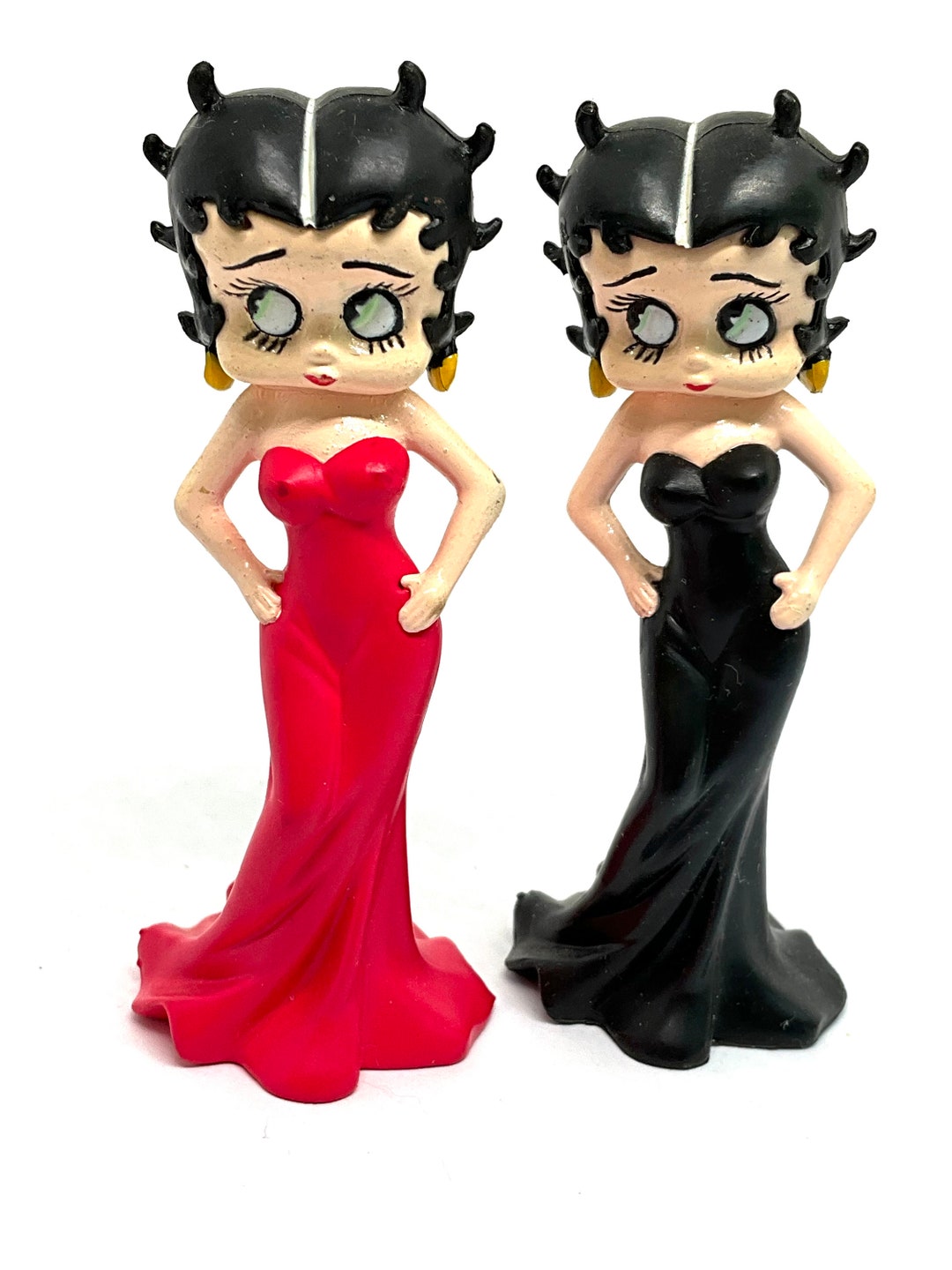 Gorgeous Collectible Andvintage Betty Boop With Red Dress or