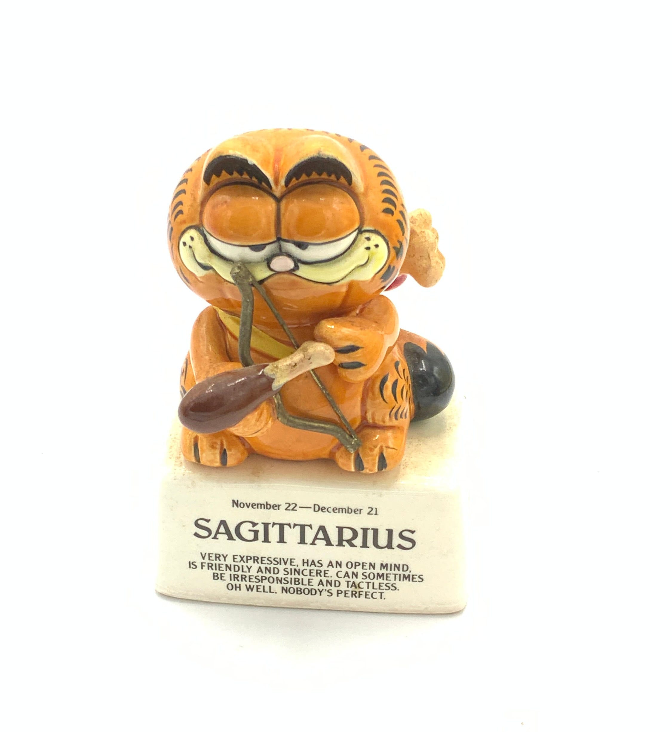 Gorgeous Collectible and Vintage Porcelain Garfield as