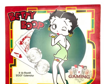 Gorgeous collectible calendar of Betty Boop, regular size. 2007.