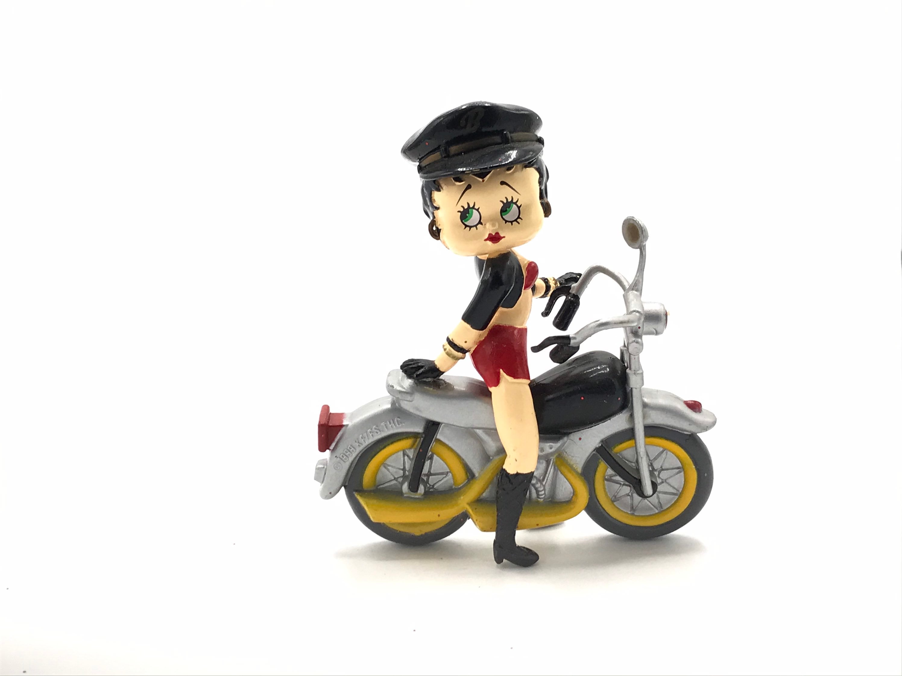 Gorgeous Collectible and Vintage Betty Boop With a Motorcycle