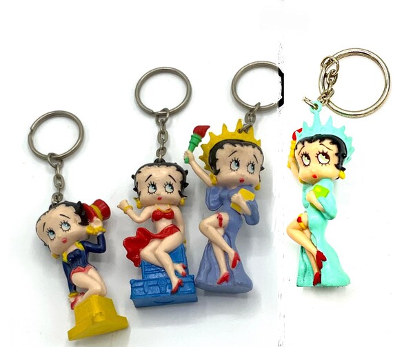 Gorgeous Collectible and Vintage Betty Boop Keychain. Your Choice