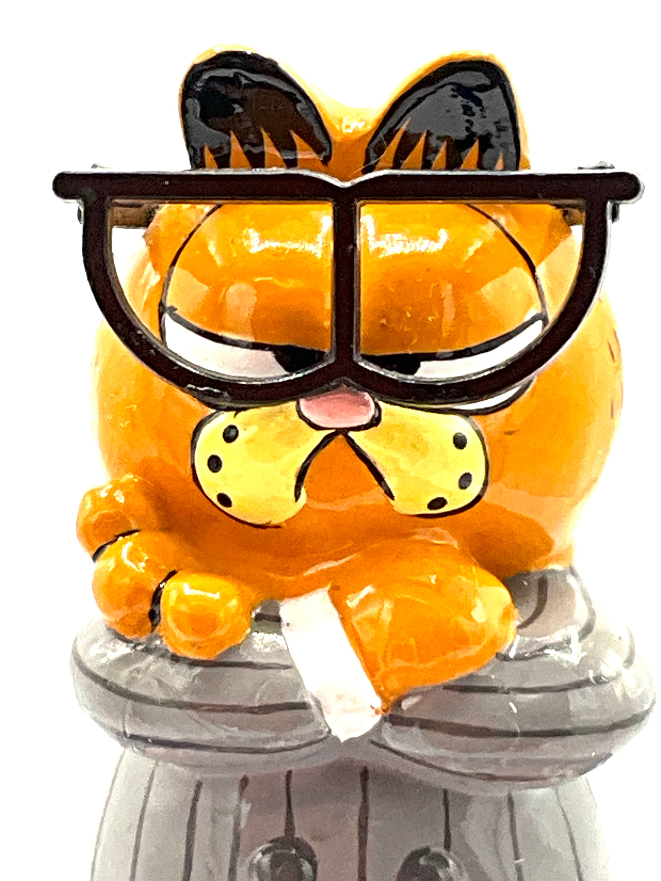 USA ヴィンテージ ENESCO ガーフィールド 置物 Garfield 1980s