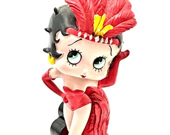 Gorgeous Collectible and Vintage Betty Boop Show Girl, Red Dress