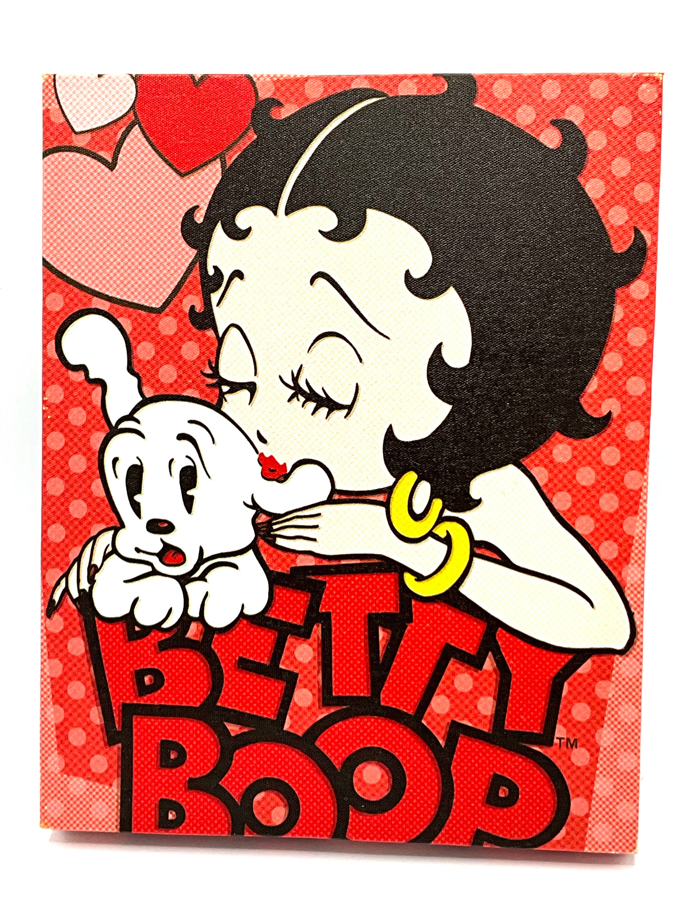 Gorgeous Collectible and Vintage Betty Boop Framed Poster, Pudgy