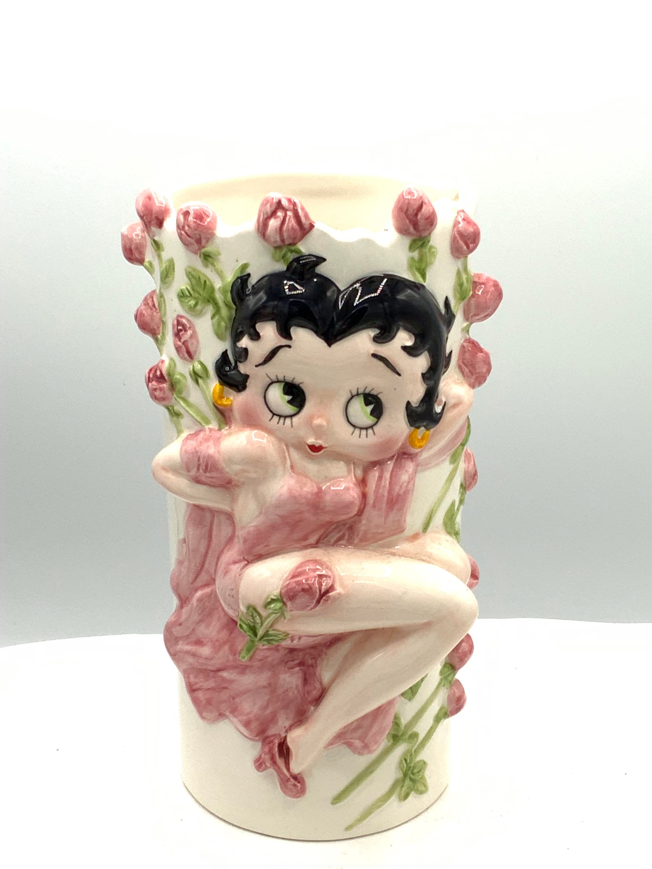 Gorgeous Collectible and Vintage Betty Boop as Flower Vase, Candy