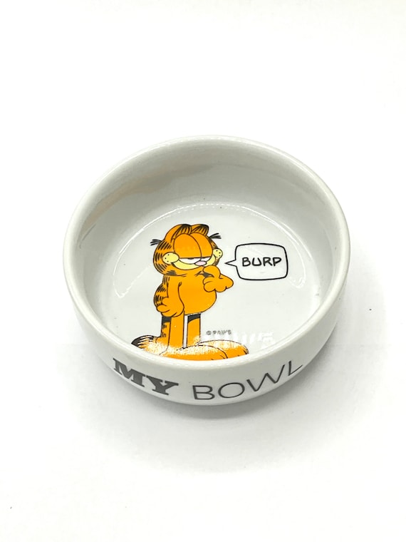Gorgeous Collectible and Vintage Garfield Bowl, Cat Dish, My Bowl