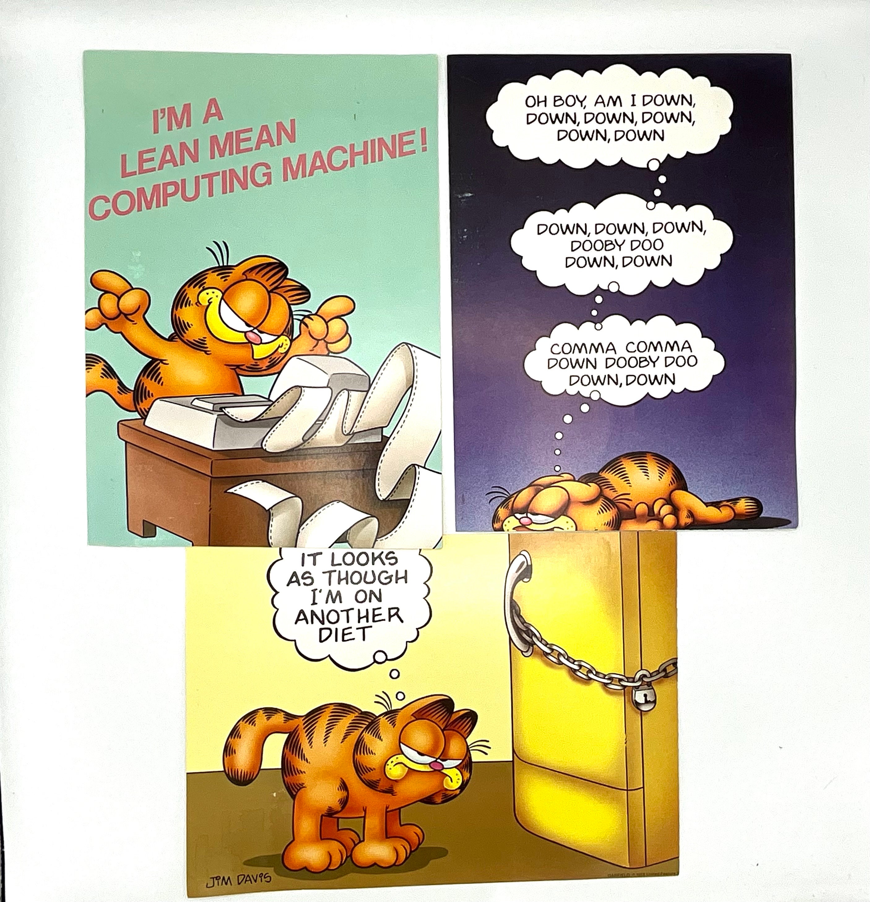 Gorgeous Collectible and Vintage Garfield Poster, Argus Gorgeous Collectible and Vintage Garfield Poster, Argus