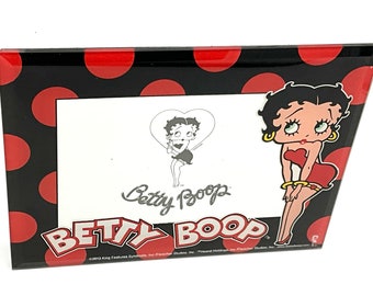 Gorgeous and Vintage Betty Boop Picture Frame, Betty With Red