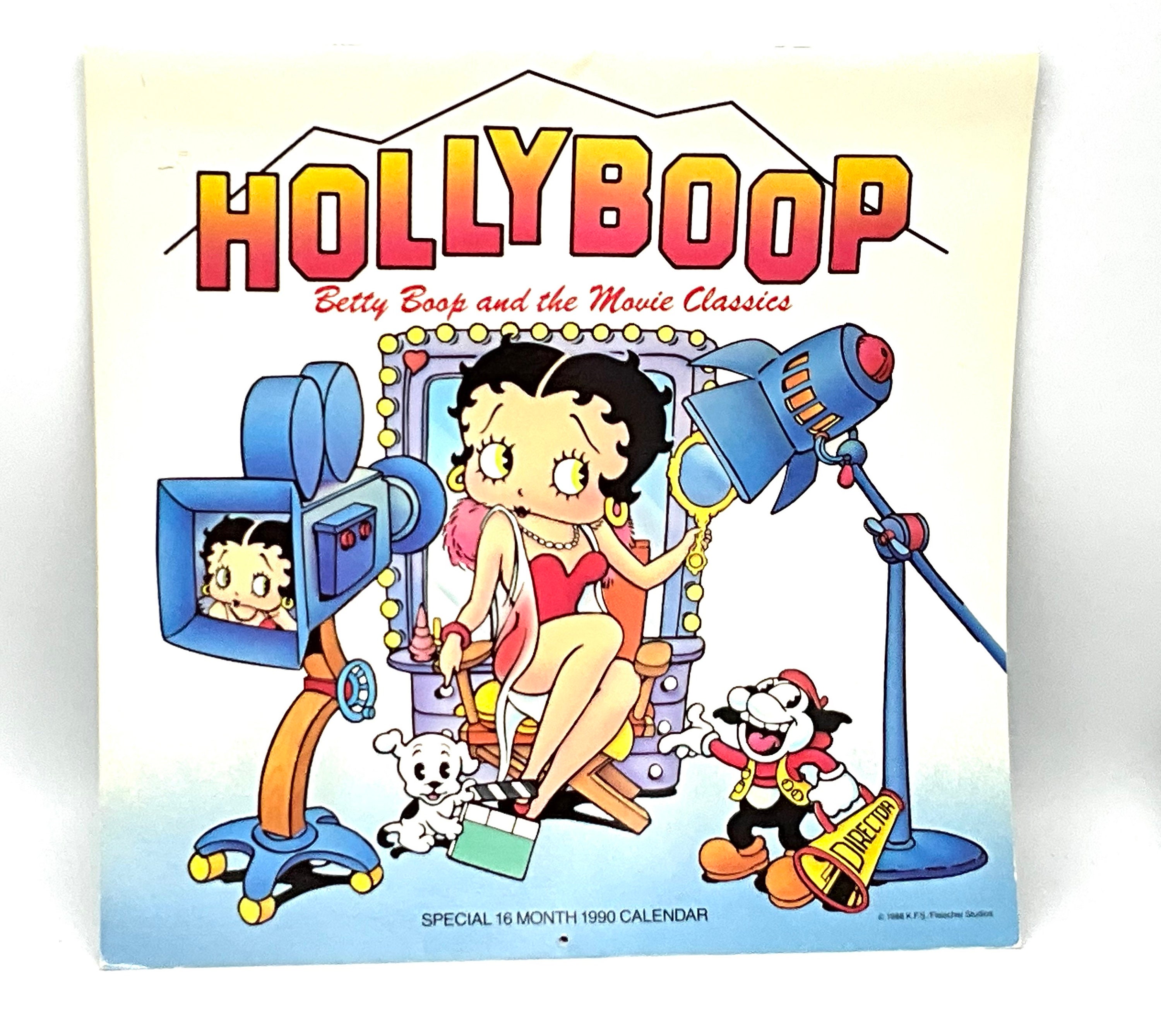 90年代　BETTY BOOP エアブラシ Gorgeous Collectible Calendar of Betty Boop, Regular Size. 1990 - Etsy