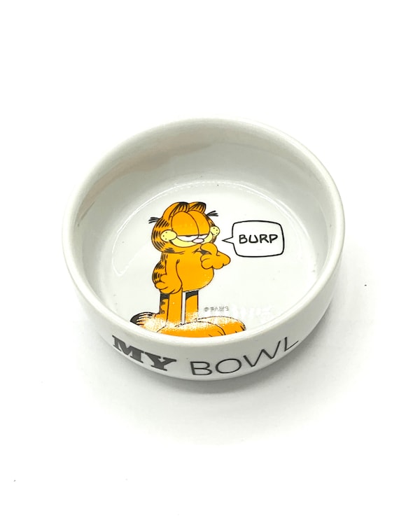 Gorgeous Collectible and Vintage Garfield Bowl, Cat Dish, My Bowl