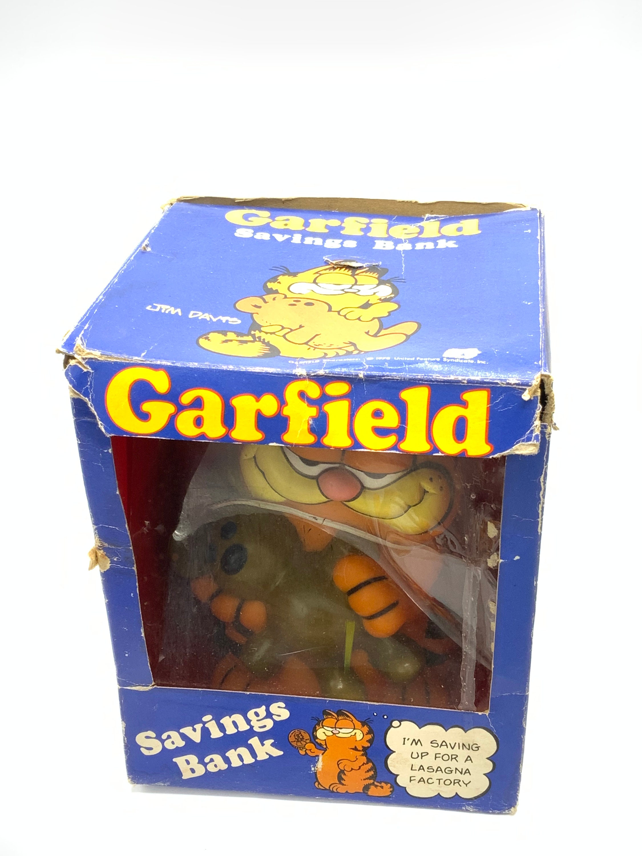 Gorgeous Collectible Piggy Bank as Garfield, and Pooky, Coin Gorgeous Collectible Piggy Bank as Garfield, and Pooky, Coin