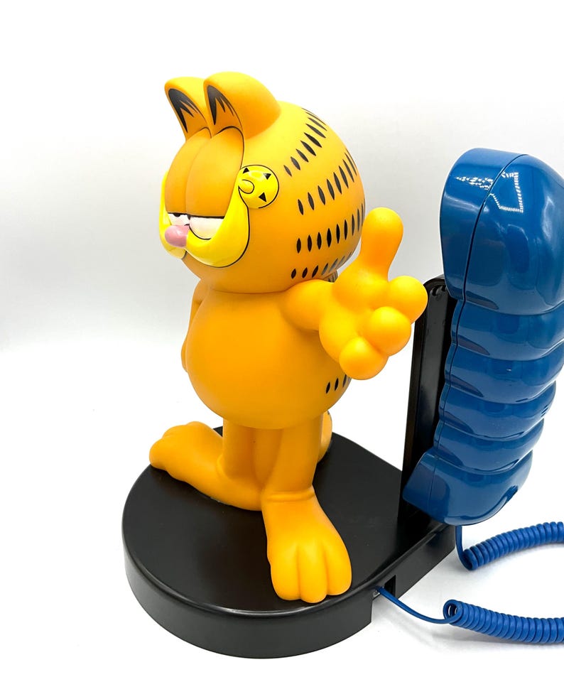 Gorgeous Collectible and Vintage Garfield as Phone Figure, Telephone ...